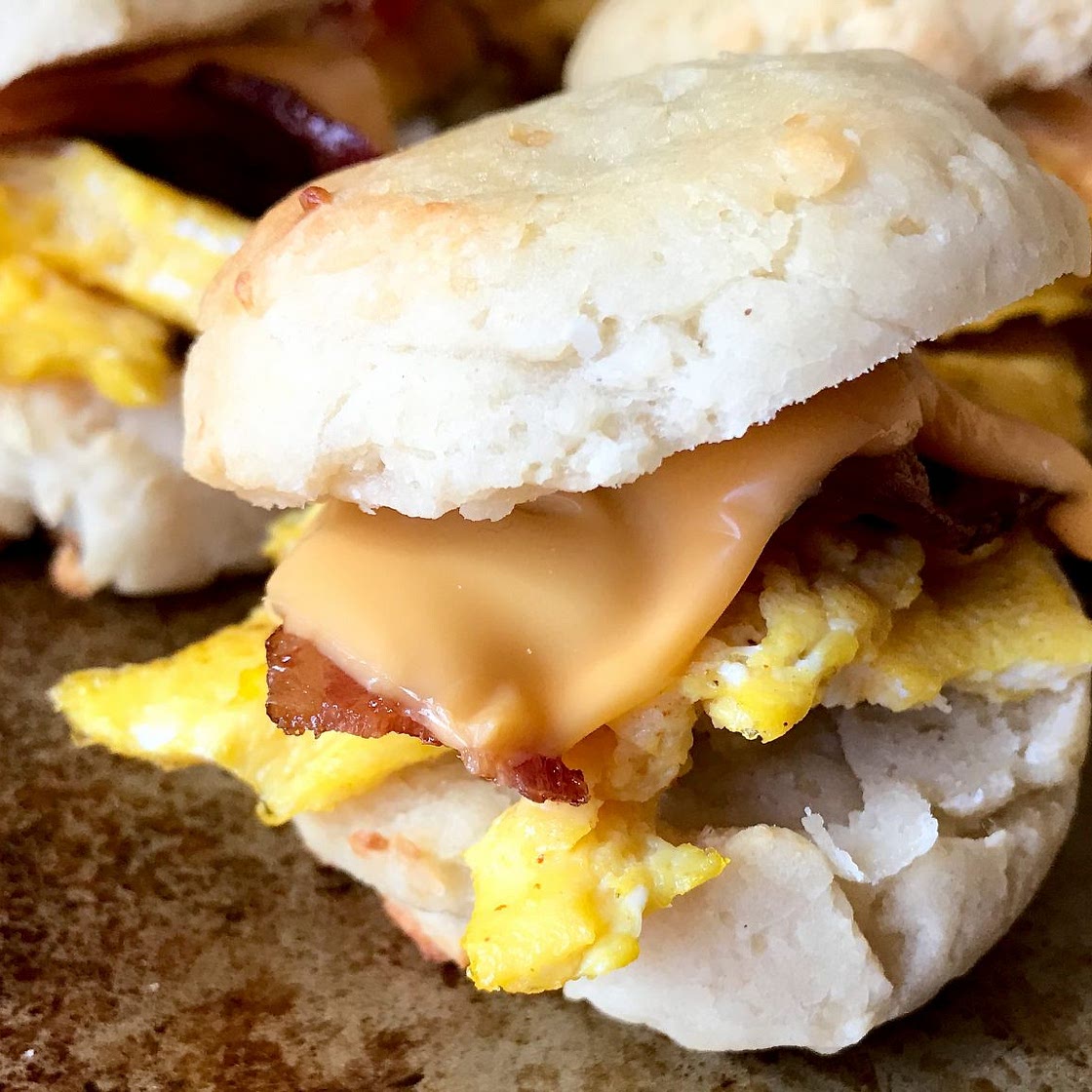 Bacon, Egg, and Cheese Biscuits