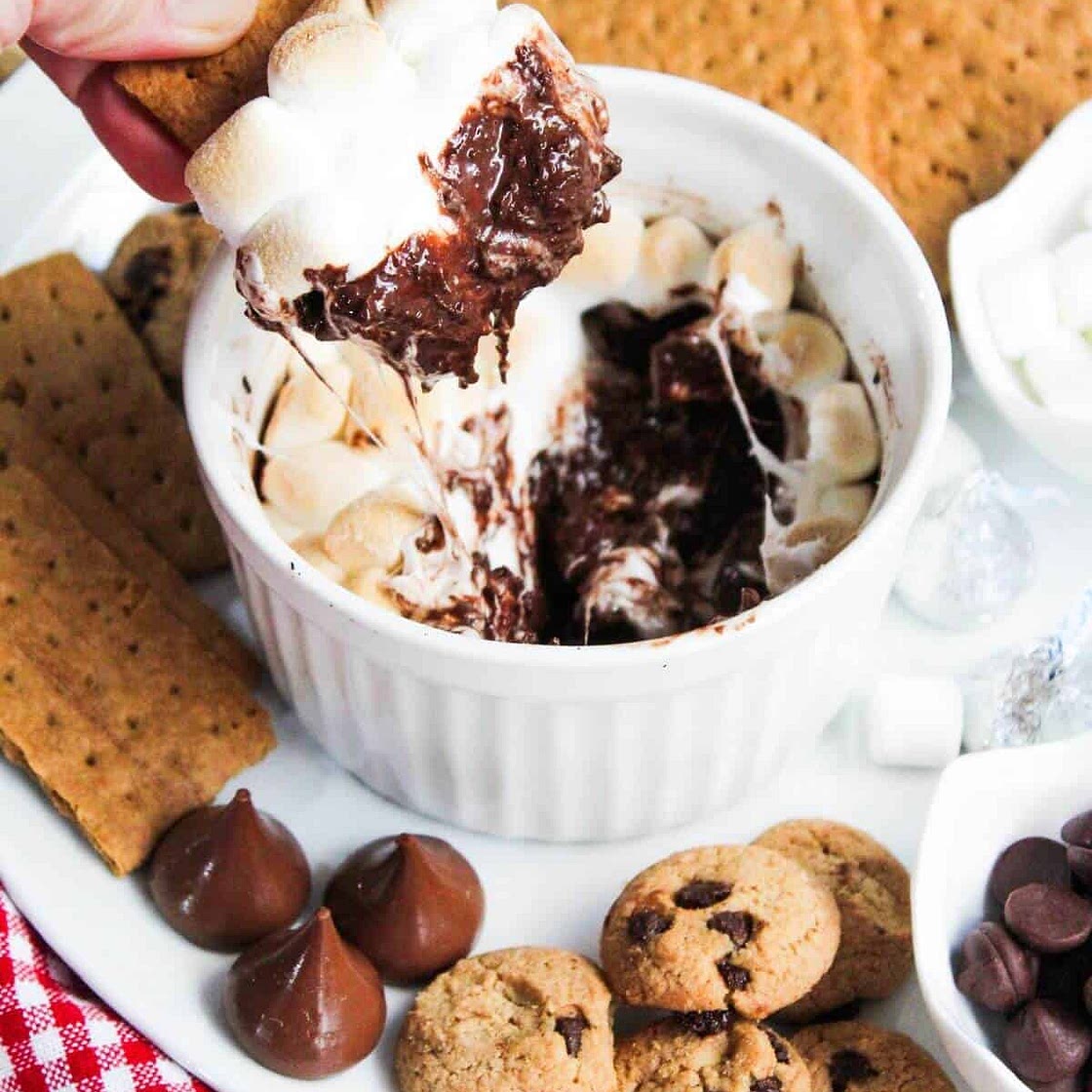 Air Fryer S'mores Dip