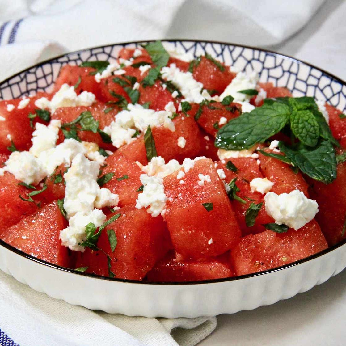 Celebrate Summer with Watermelon, Feta, and Mint Salad