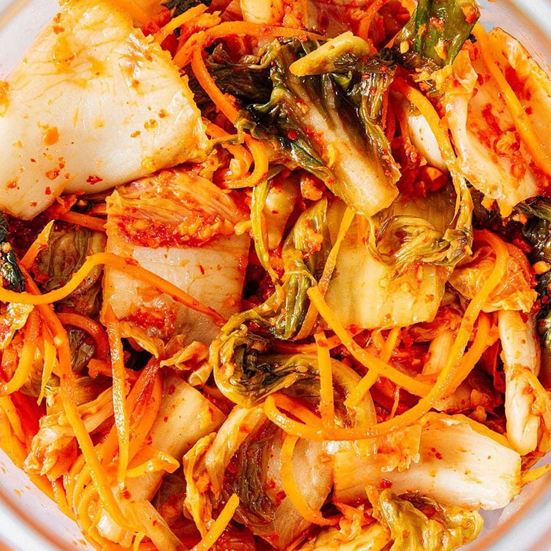 Easy Beginner Kimchi (No Fish Sauce)