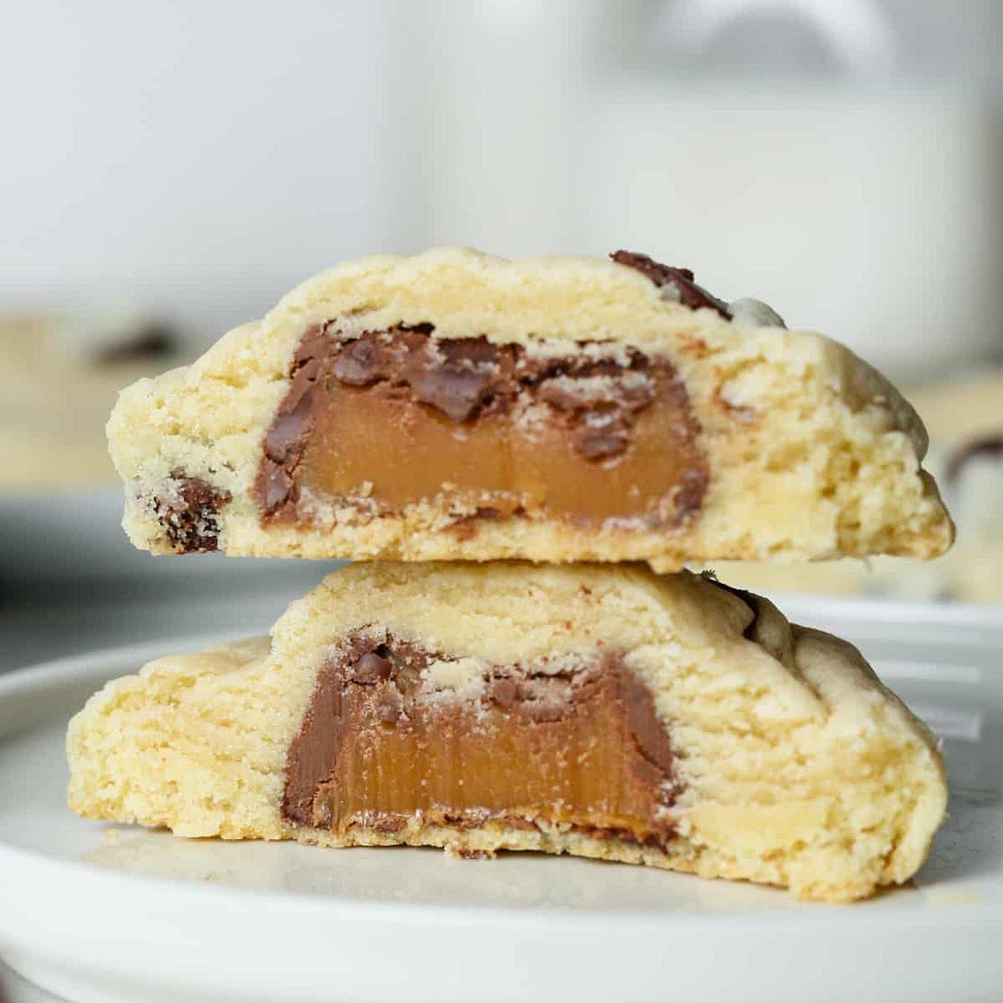 Caramel Chocolate Chip Cookies