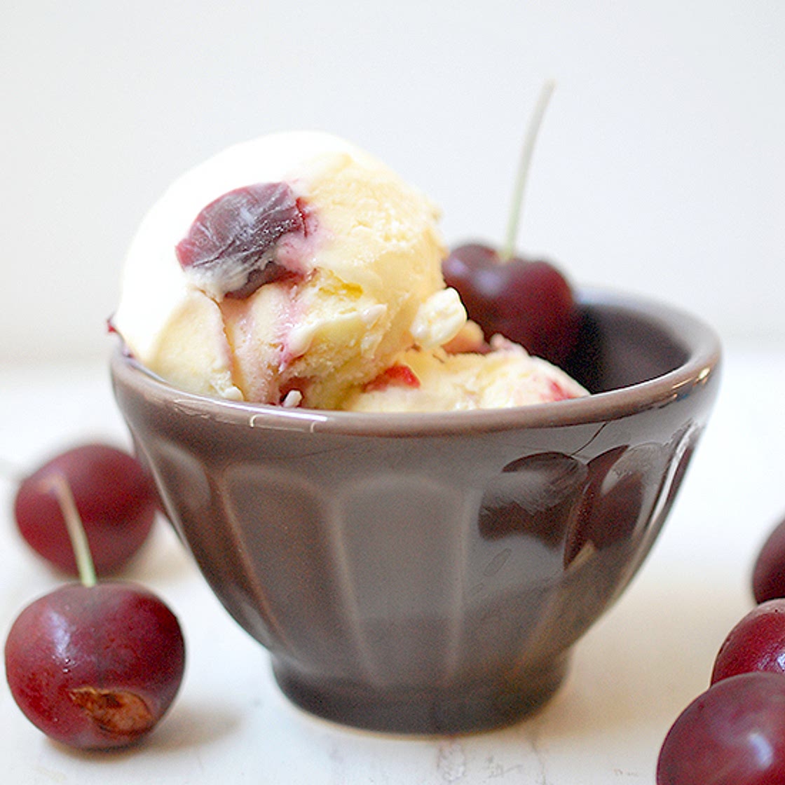 Cherry vanilla ice cream