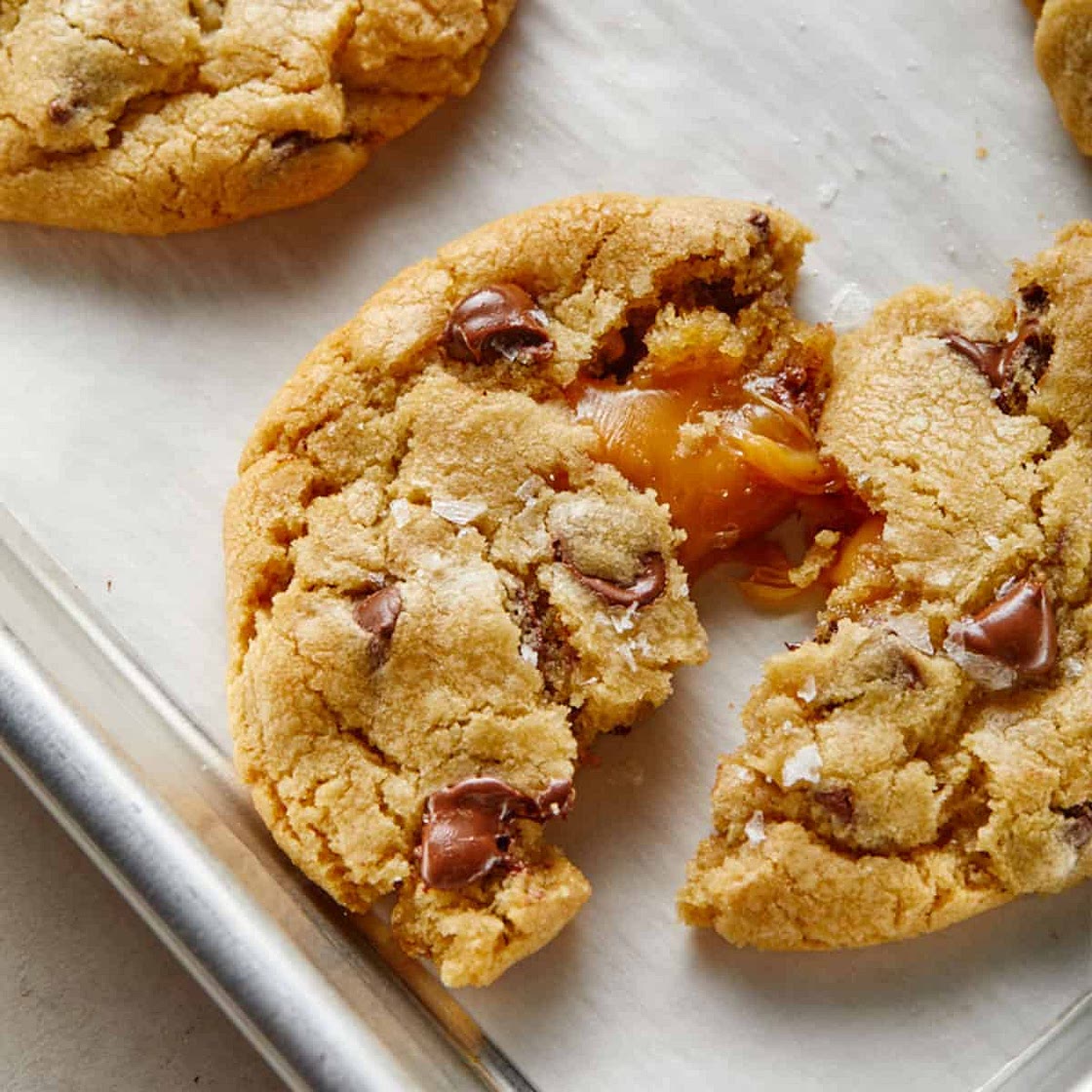 Salted Caramel Chocolate Chip Cookie Recipe