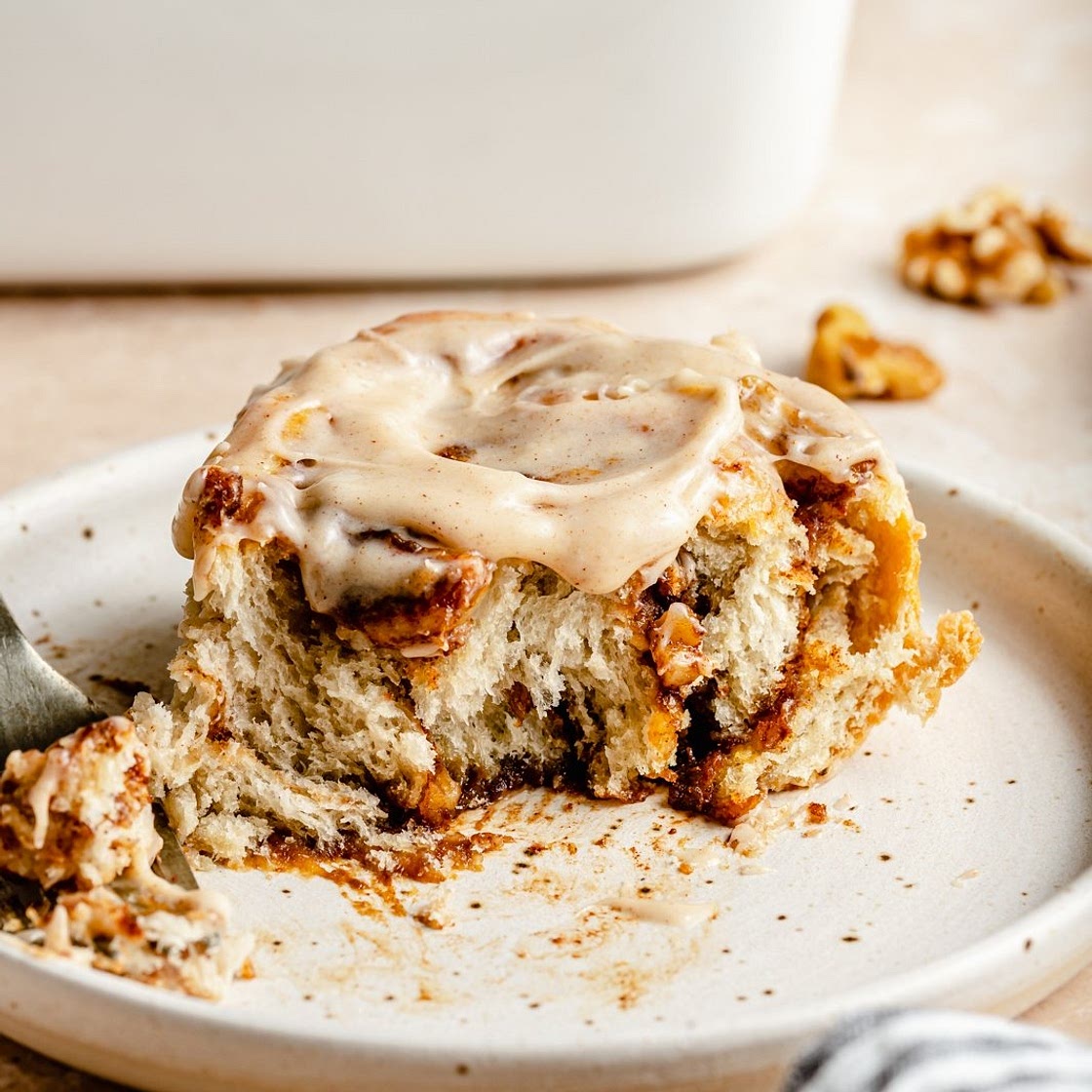 Vegan Banana Bread Cinnamon Rolls