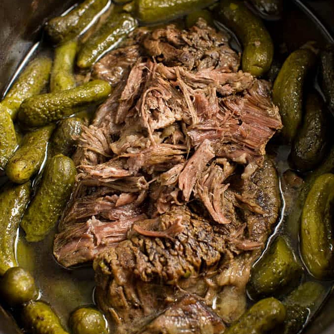 Dill Pickle Roast Beef