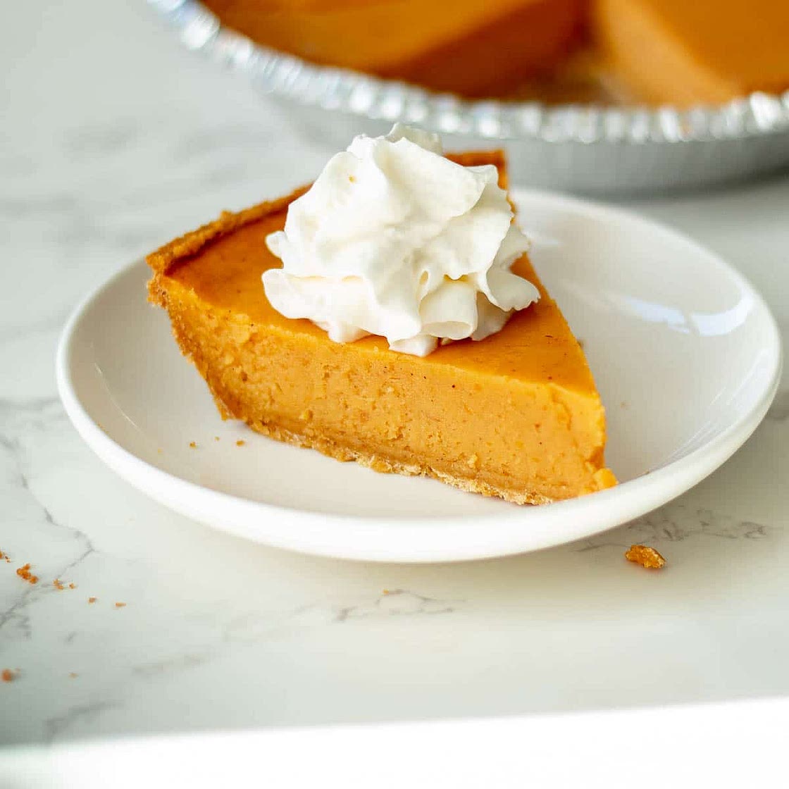 Sweet Potato Pie with Graham Cracker Crust