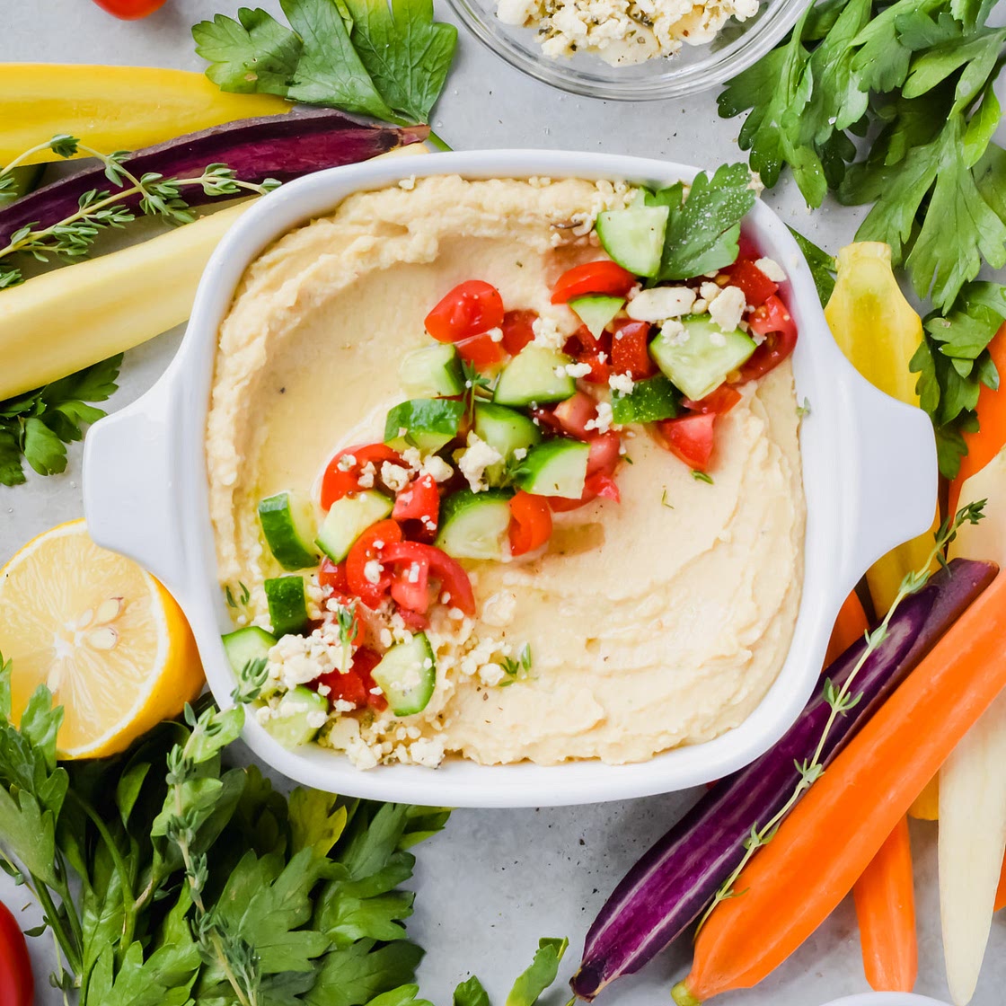 Blender Hummus without Tahini