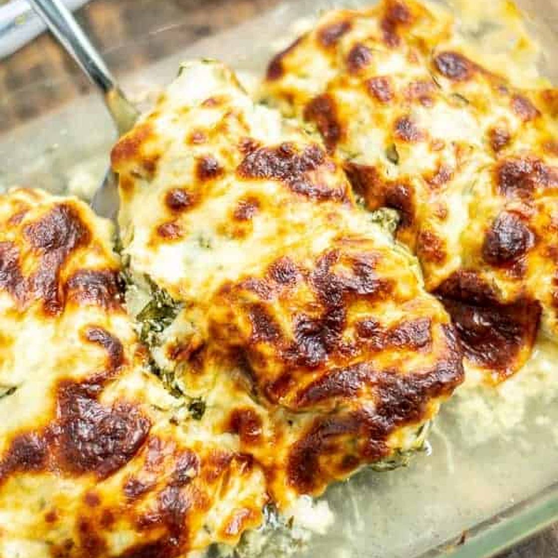 Spinach Artichoke Chicken Bake