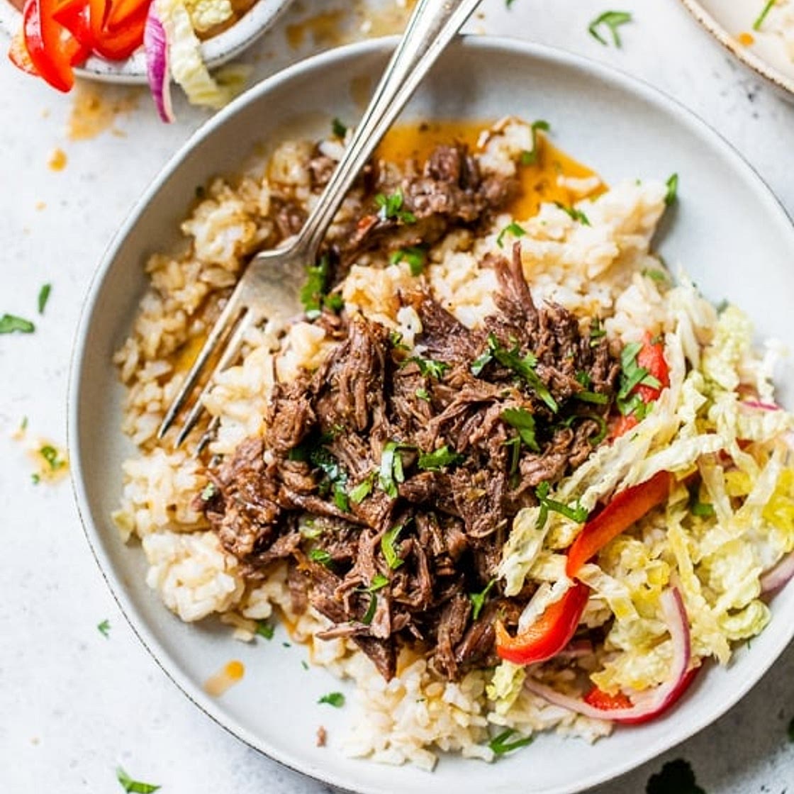 Instant Pot Braised Spiced Beef