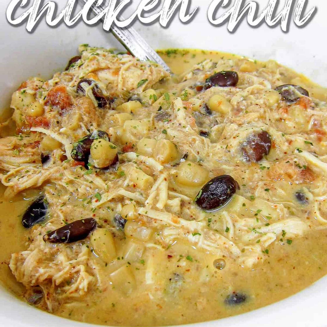 Slow Cooker Cream Cheese Chicken Chili