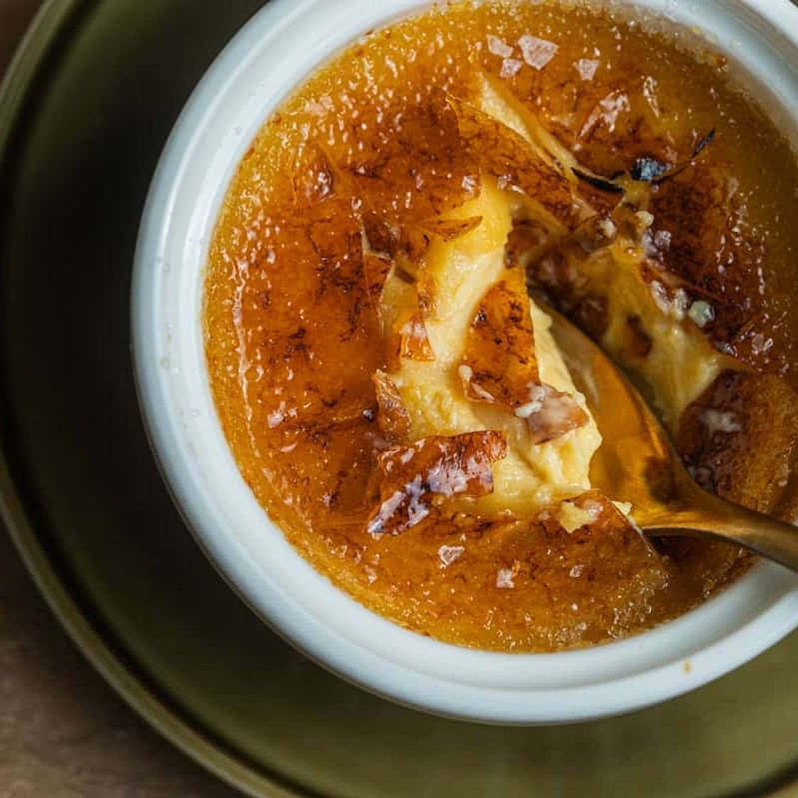 Salted Maple Crème Brûlée