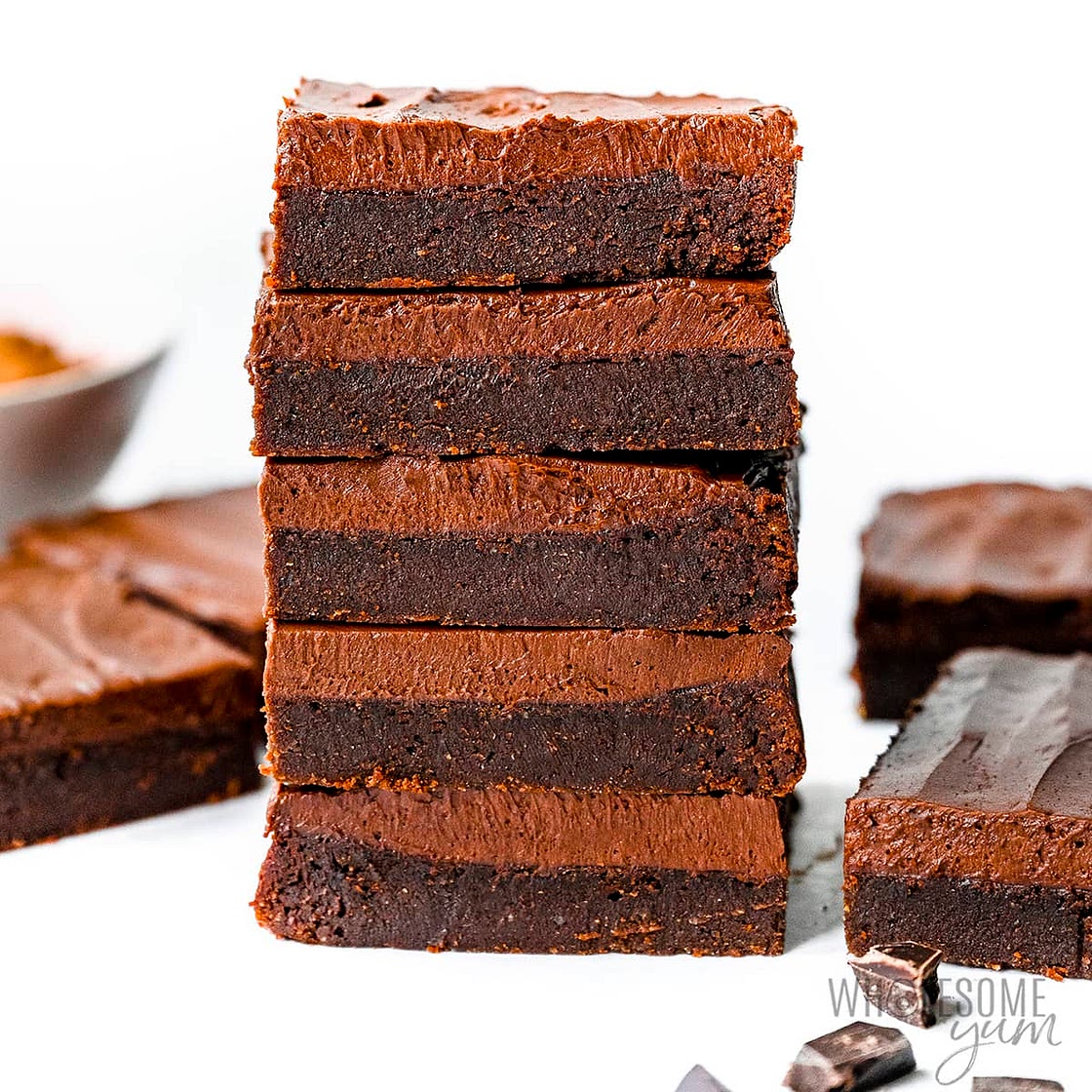 Keto Brownies (Super Fudgy, 1.7g Net Carbs)