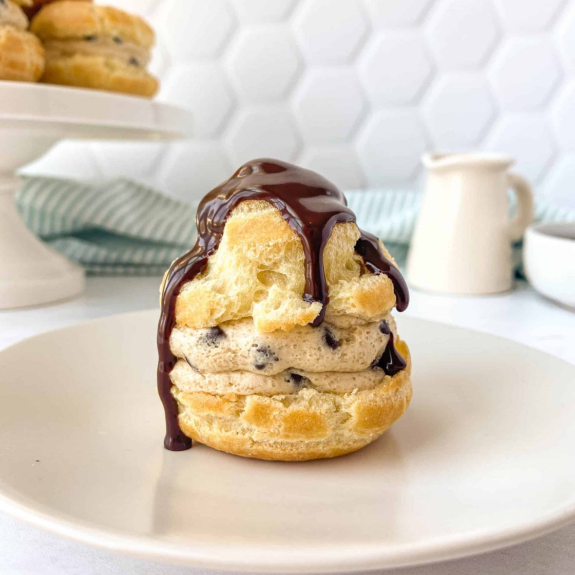 Cookie Dough Cream Puffs