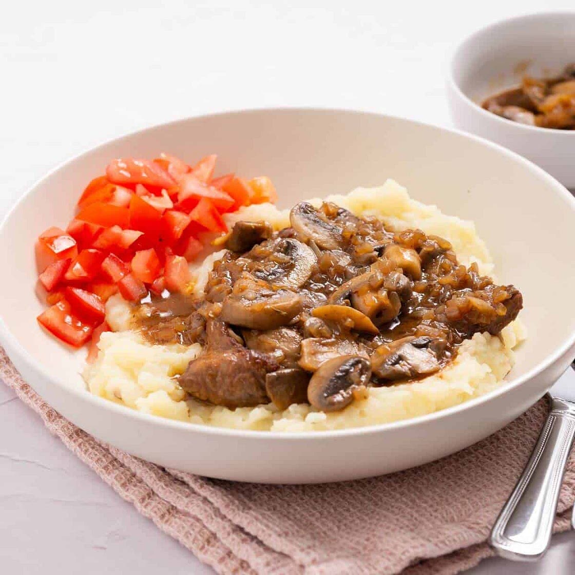 Beef Cube Steak in Crock Pot