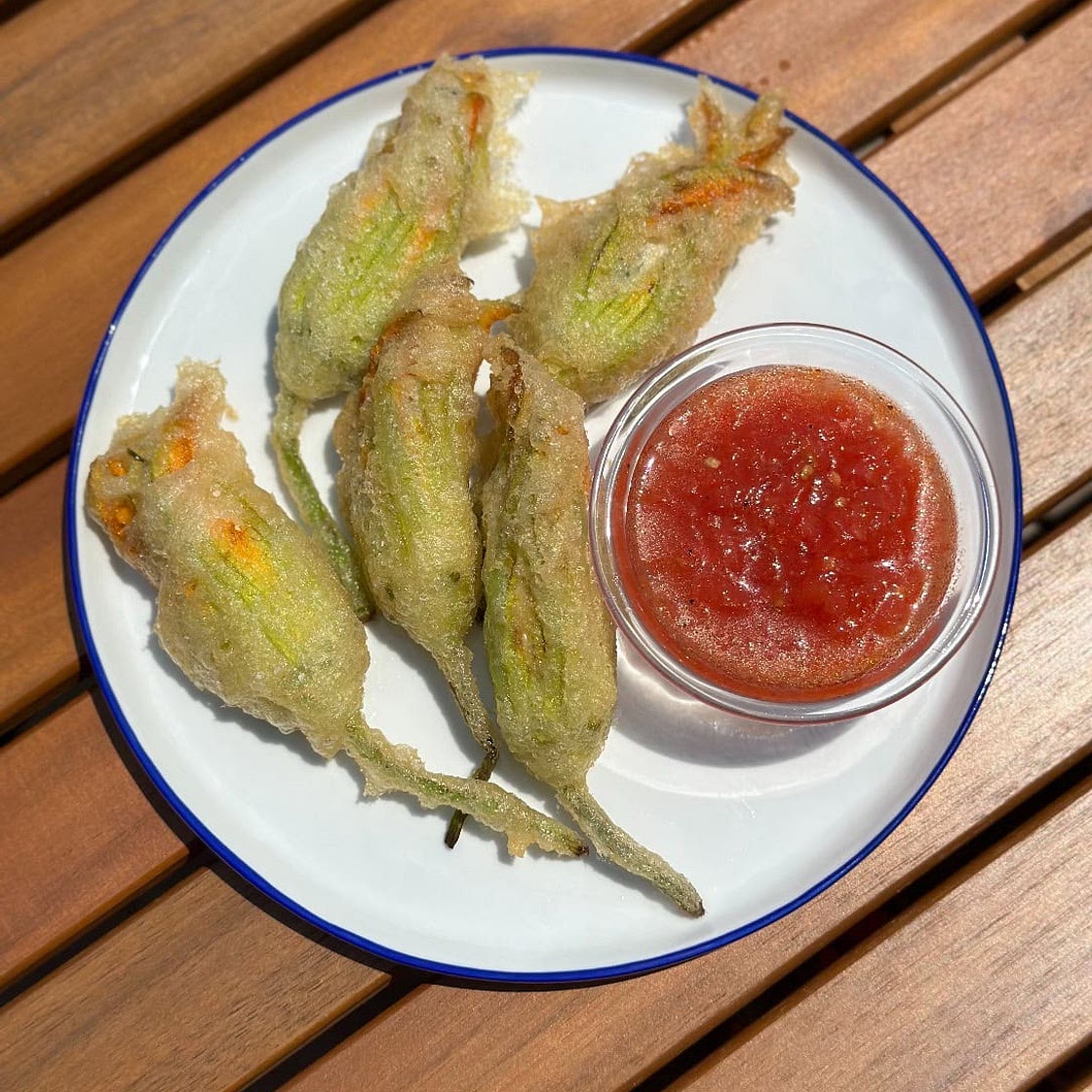 Fried Squash Blossoms