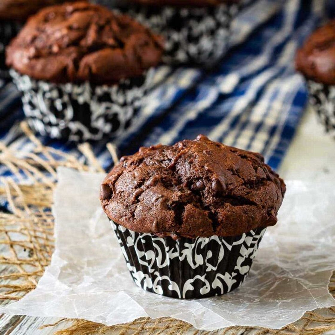 Chocolate Zucchini Muffins