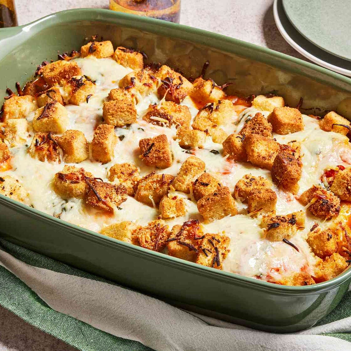 The Best Parmesan Chicken Bake