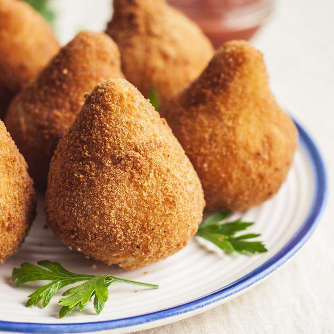 Coxinha (Brazilian Chicken Croquettes)