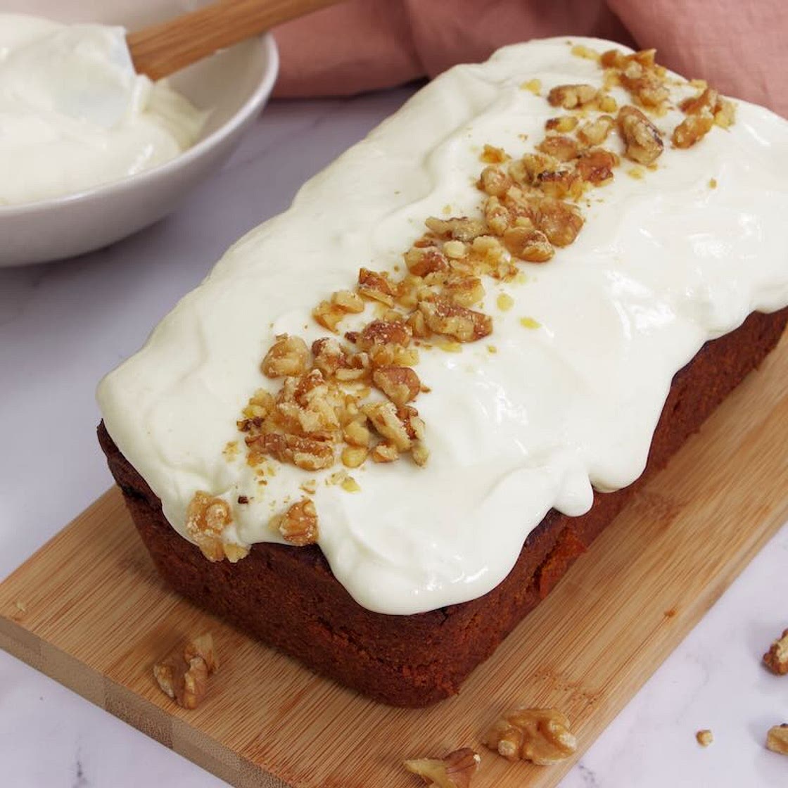 Carrot Cake with Yogurt Cream