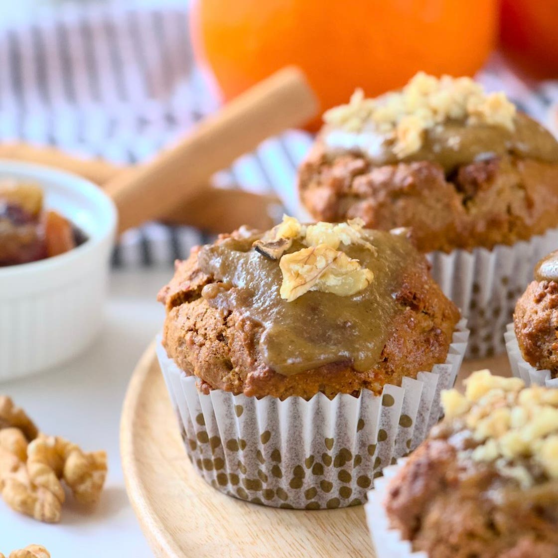 Sweet Tahini Cupcakes