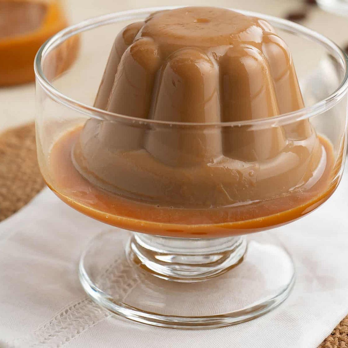 Coffee panna cotta