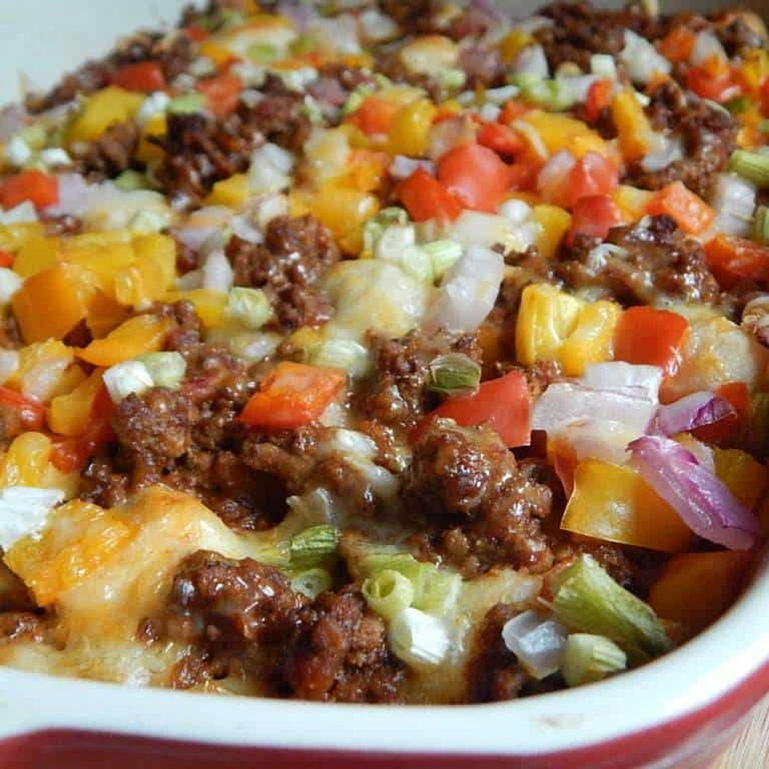 Taco fiesta bubble up casserole