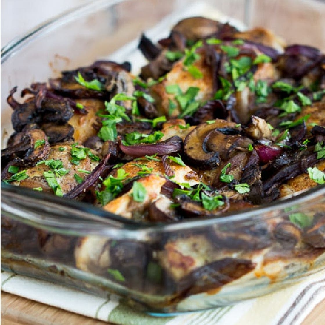 Chicken Thighs with Mushrooms