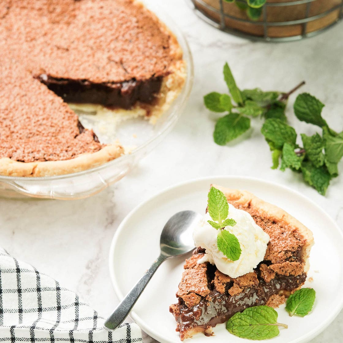 Chocolate Chess Pie