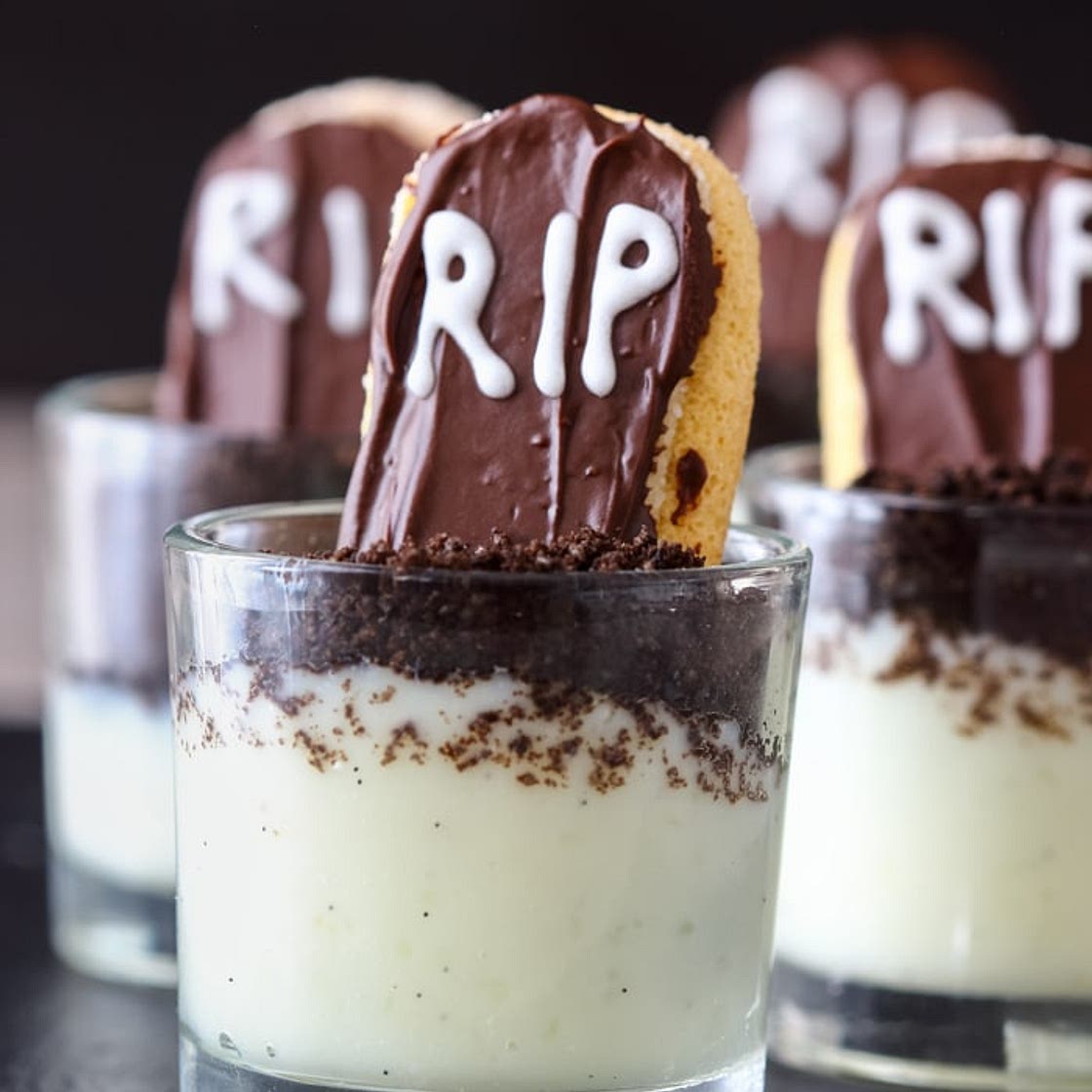 RIP Halloween Dessert Shooters Recipe