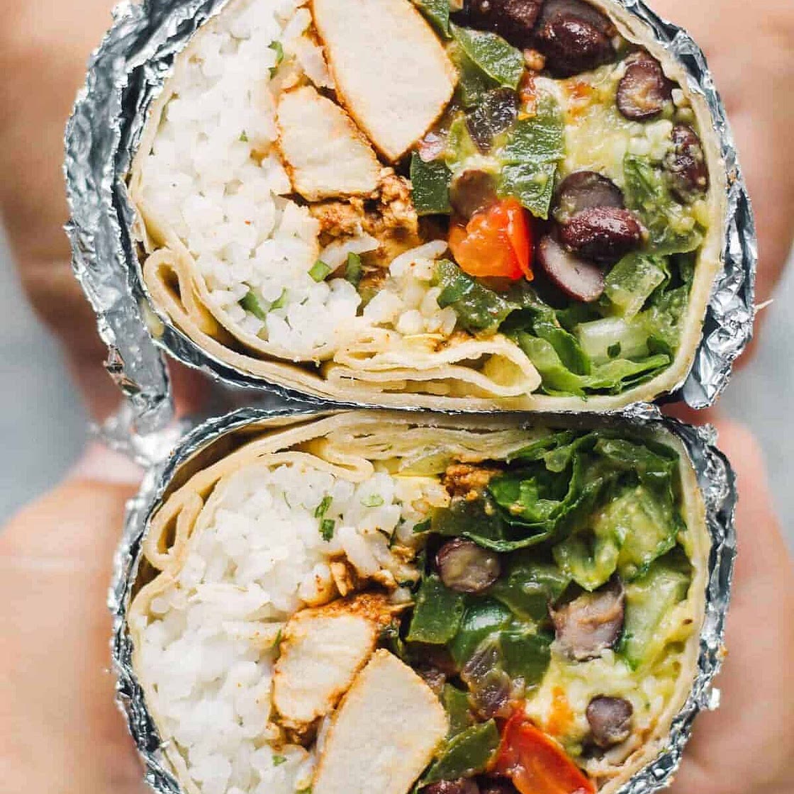 Copycat Chipotle Chicken Burritos Recipe