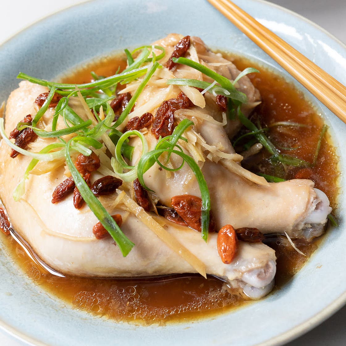 Steamed Ginger Chicken