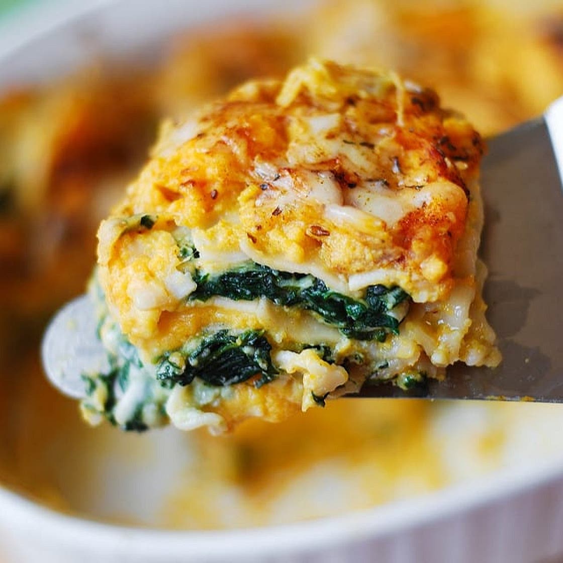 Butternut Squash and Spinach Lasagna