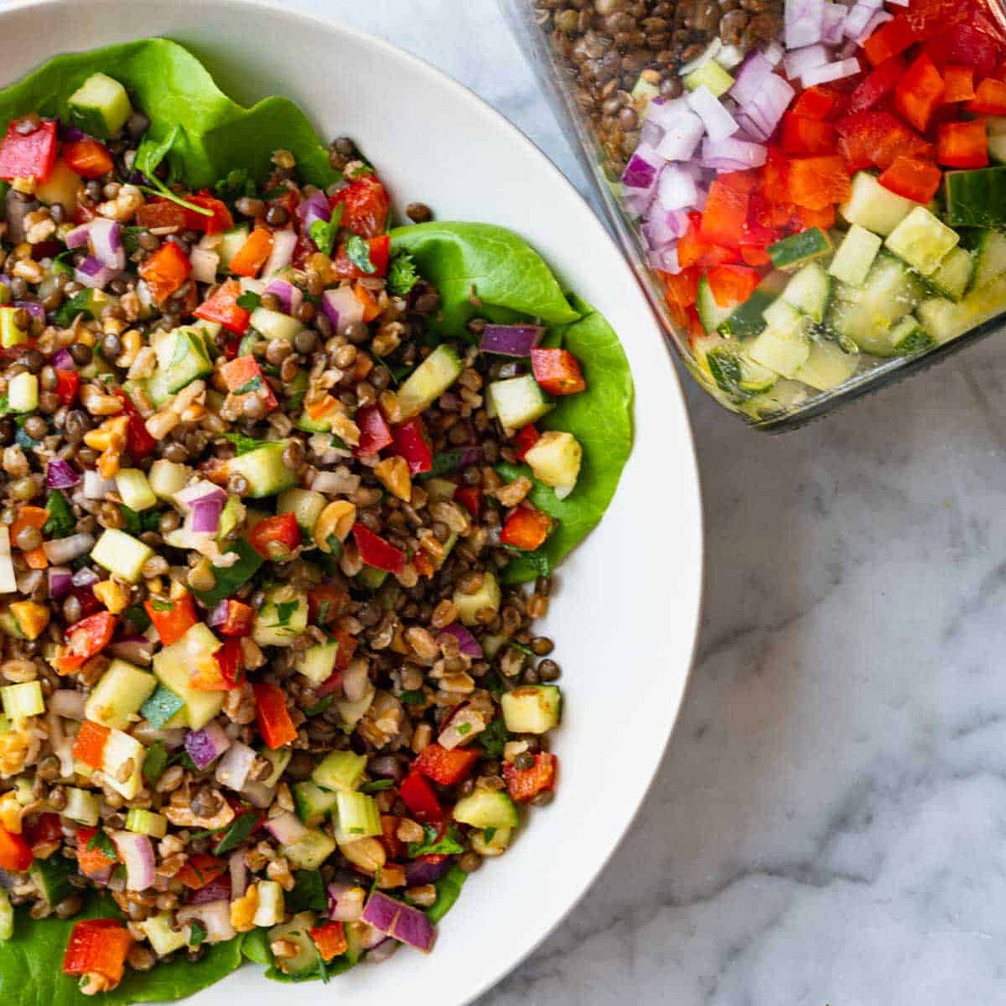 Lentil Vegan Salad