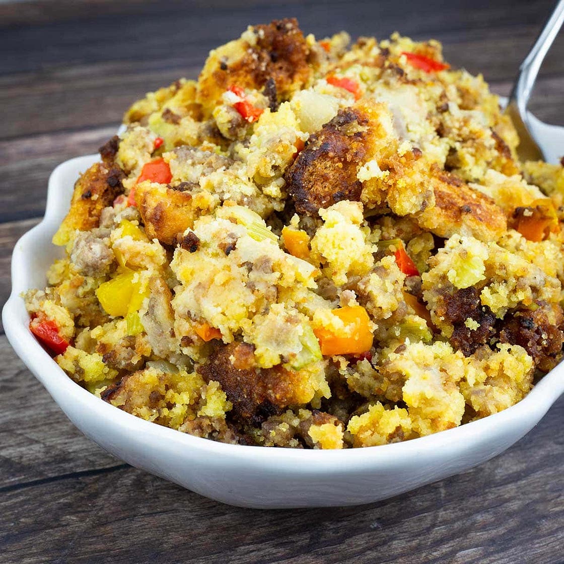 Cornbread & Sausage Stuffing Recipe