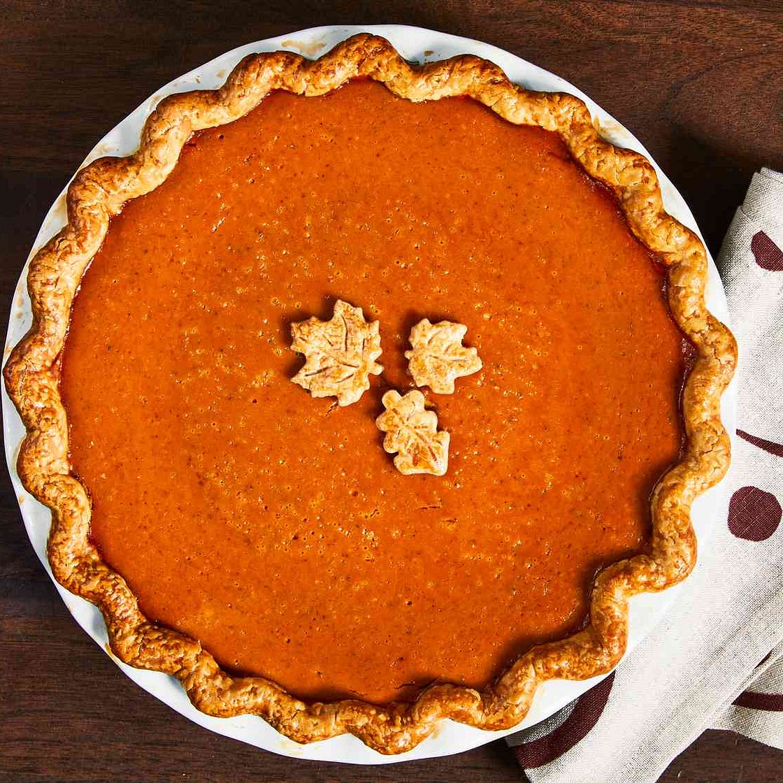 Homemade Fresh Pumpkin Pie