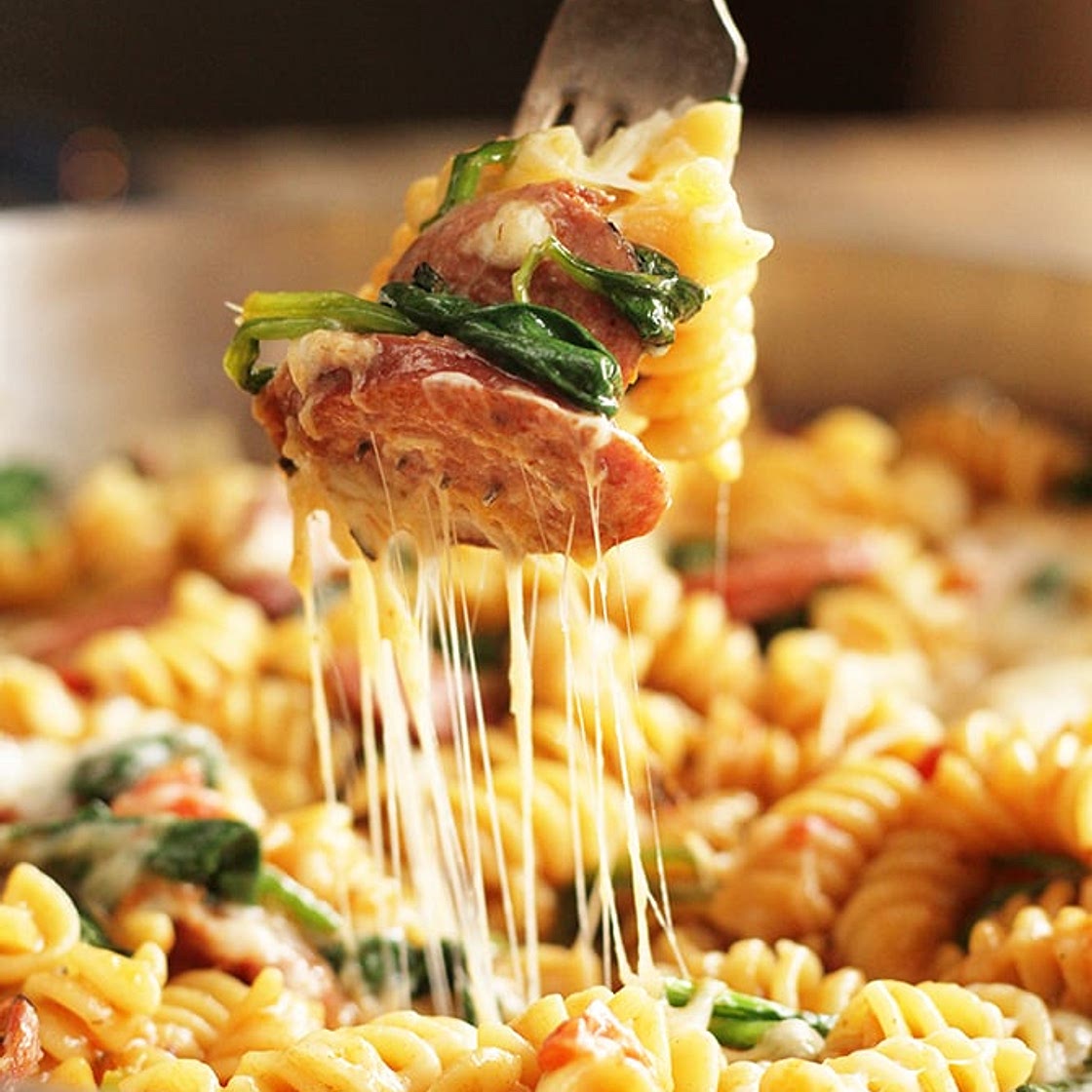 Simple One-Pan Sausage Skillet