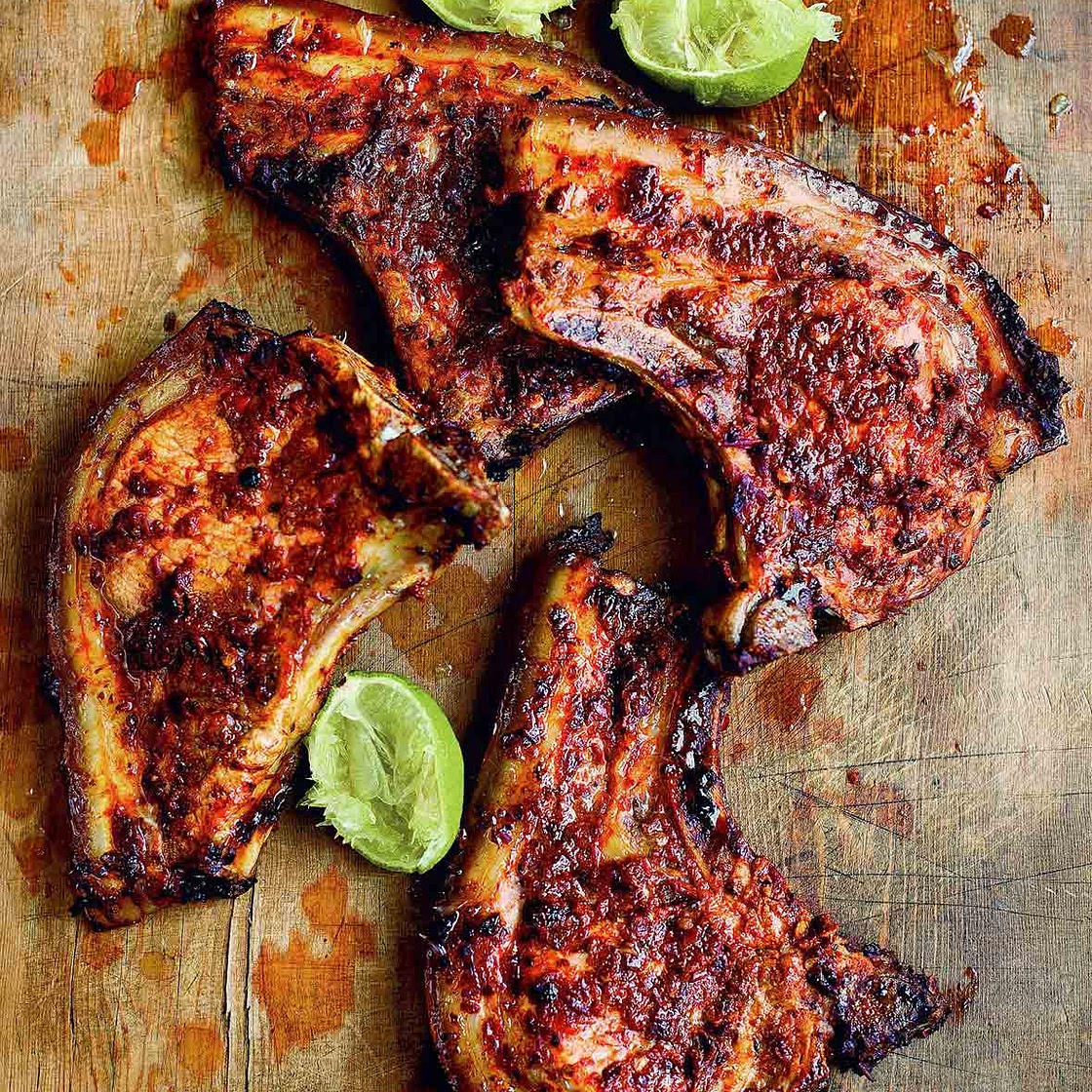 Adobo Marinated Pork Chops