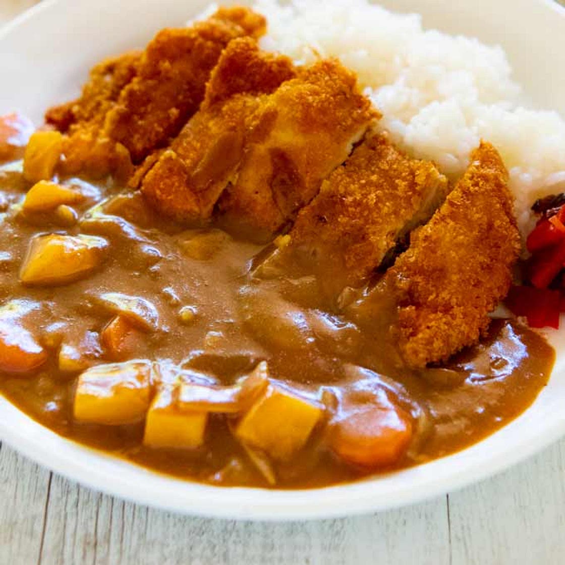 Katsu Curry (Japanese Curry with Chicken Cutlet)
