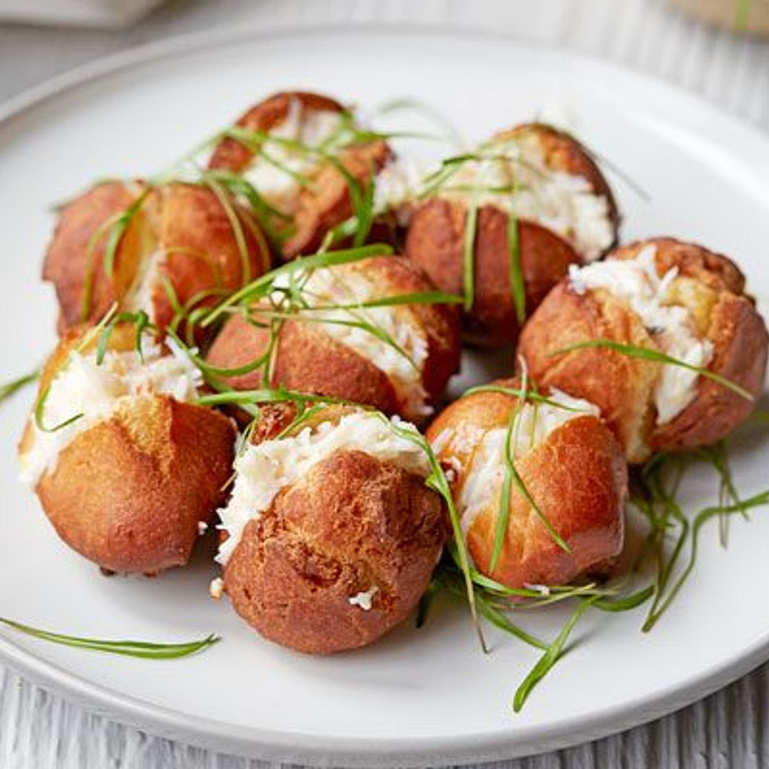 Crab doughnuts