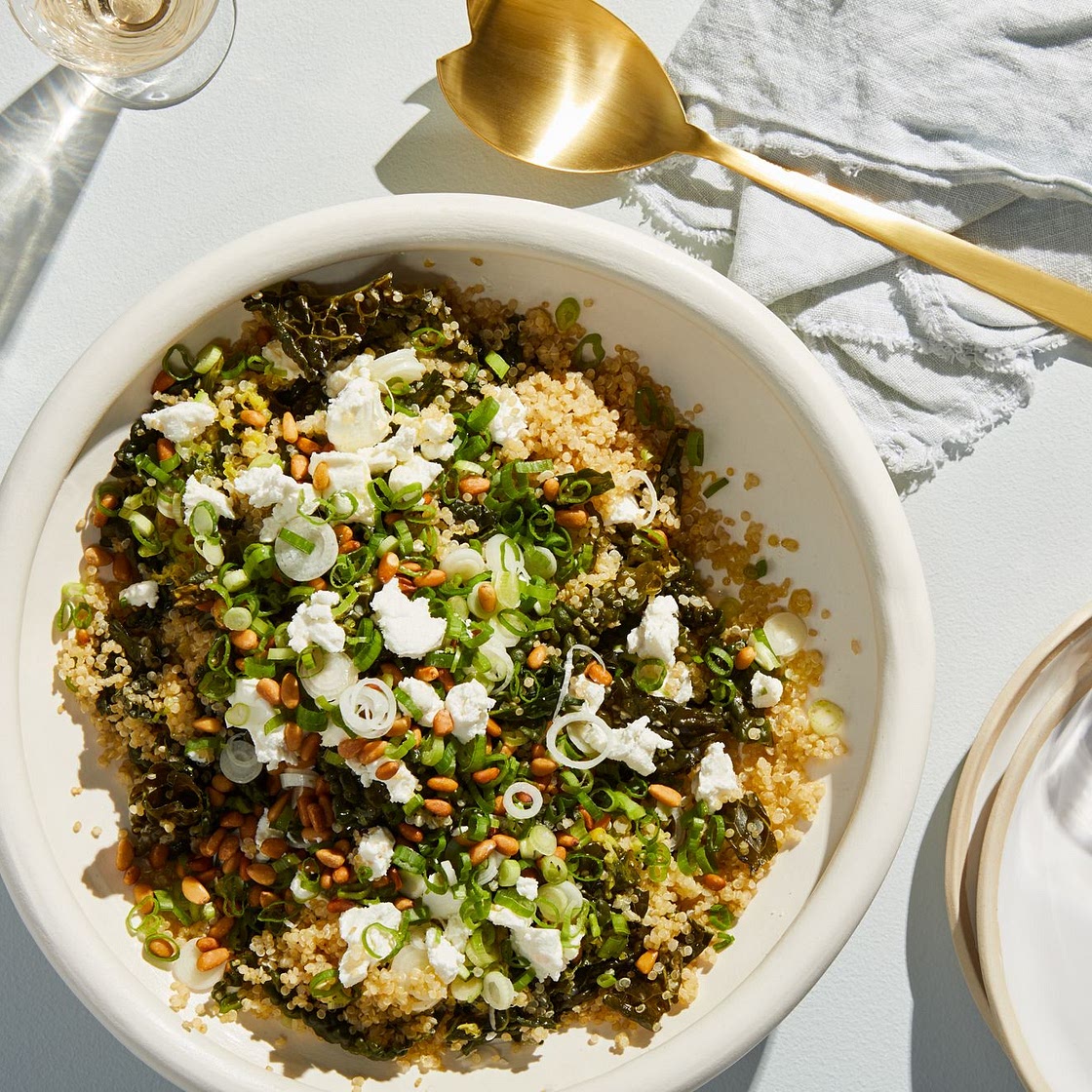 One-Pot Kale & Quinoa Pilaf