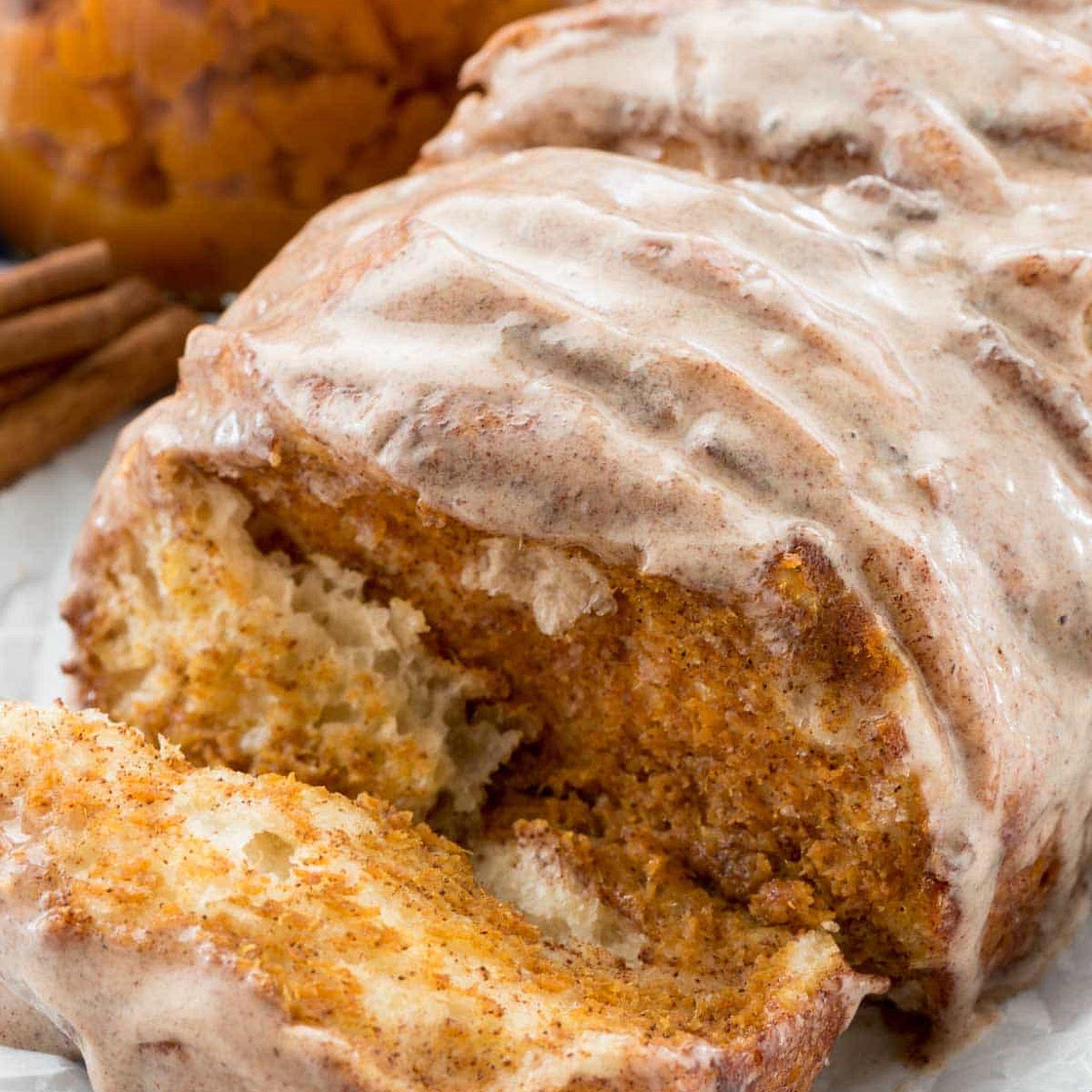 Easy Pumpkin Pull-Apart Loaf