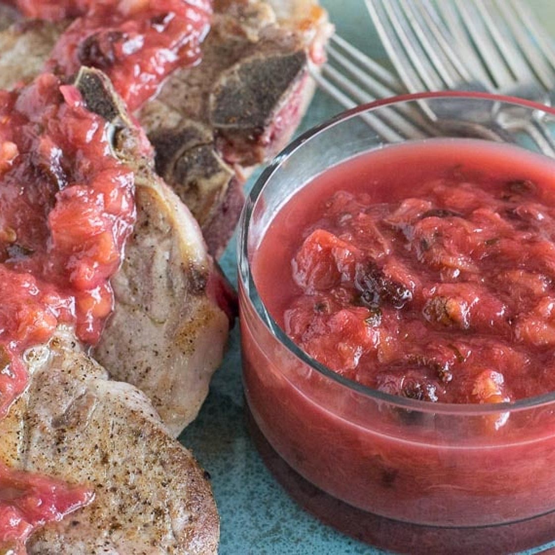 Spiced Rhubarb Chutney