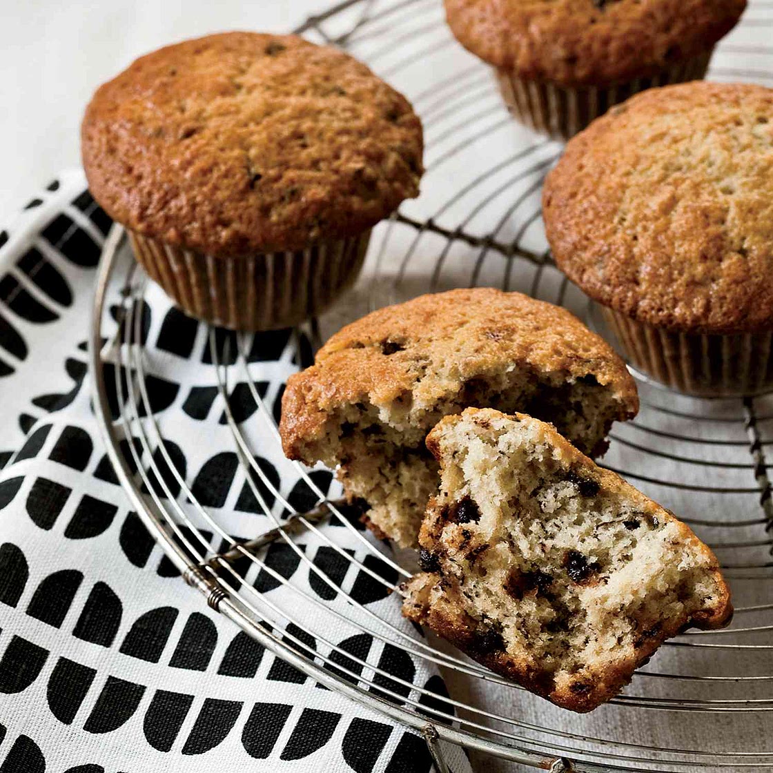 Chocolate Chip and Banana Muffins