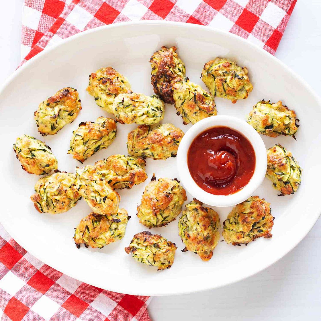 Cheesy Zucchini Tots