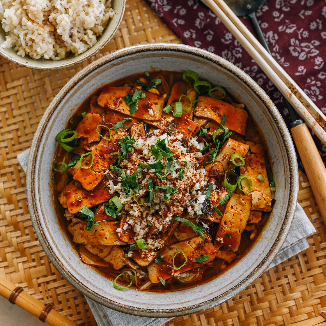 Spicy Sichuan Boiled Tofu