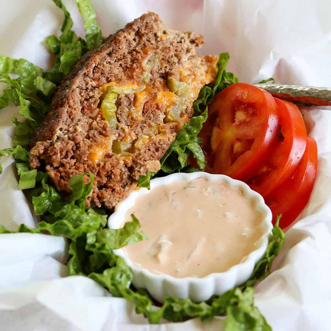 Stuffed Meatloaf Recipe (Big Mac Meatloaf)