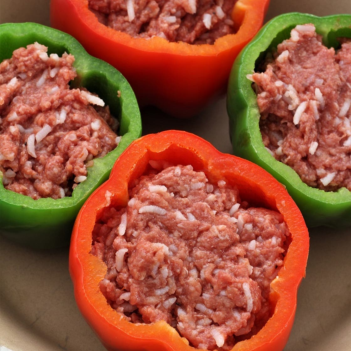 Microwave Stuffed Bell Peppers