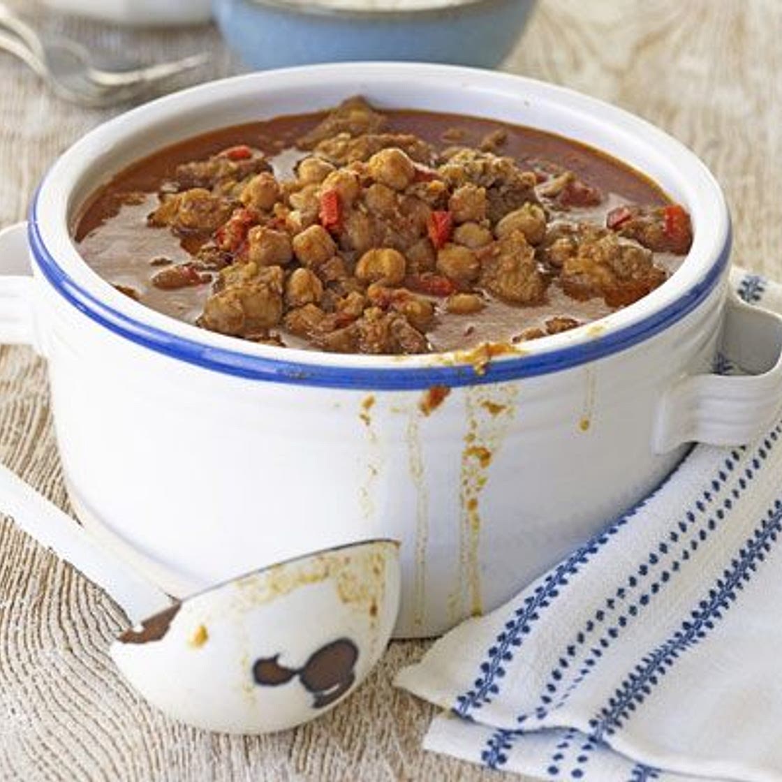 Pork & chickpea curry