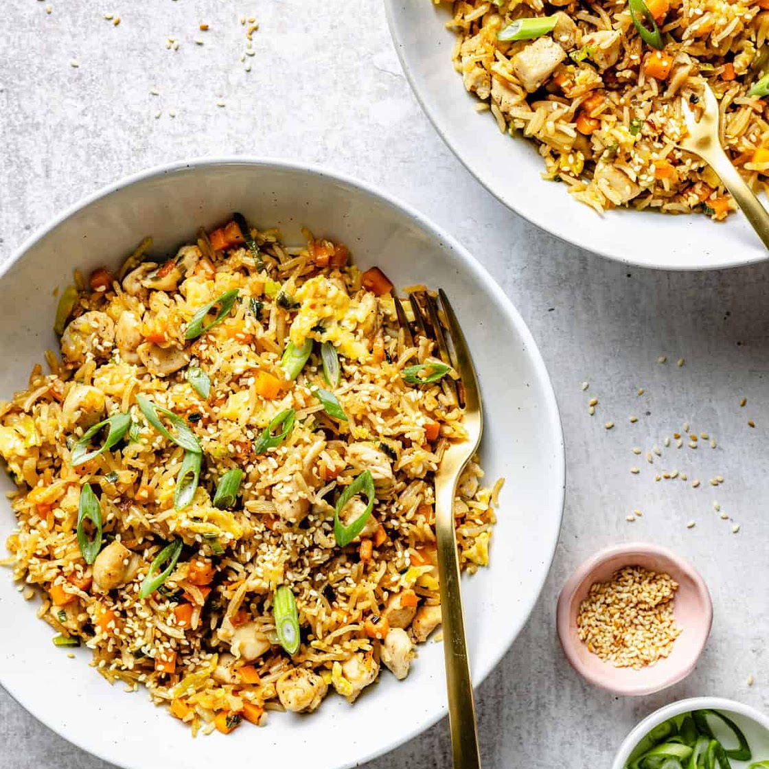 Simple Chicken Fried Rice