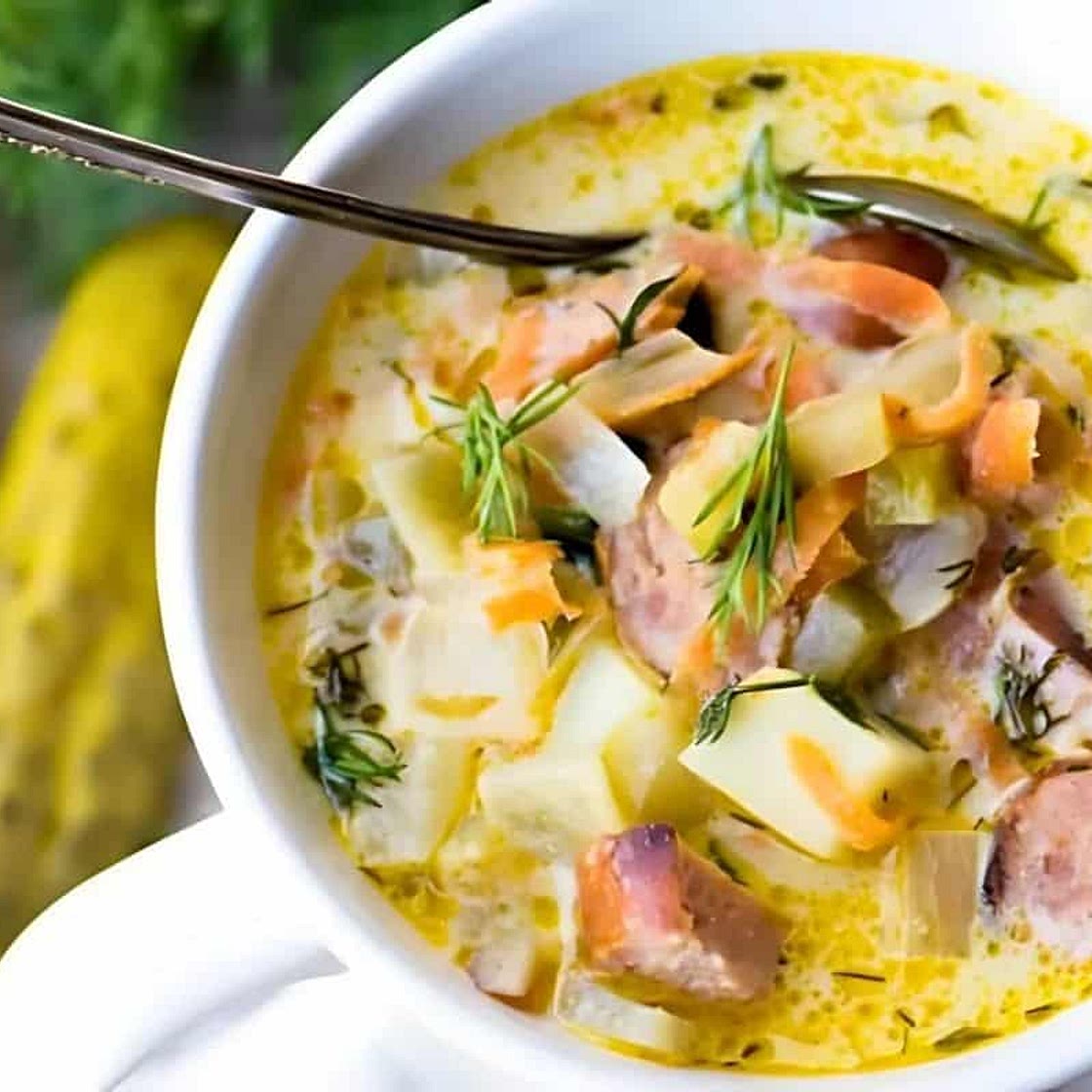 Dill Pickle Soup